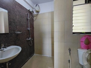 Bathroom in 3 BHK Apartment at The Wadhwa Anmol Fortune, Goregaon West – for Rent