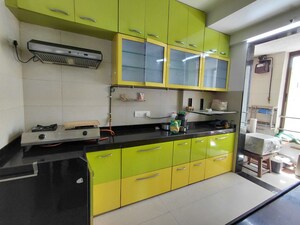Kitchen in 3 BHK Apartment at The Wadhwa Anmol Fortune, Goregaon West – for Rent