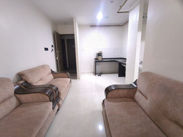 Living Room, goel-ganga-millennia 1 Bedroom 430 Sq.Ft. Apartment In Undri Pune 10298769