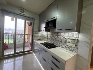 Kitchen in 2 BHK Apartment at Bhakti Park Anand Nagar, Anand Nagar – for Rent