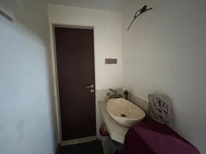 Bathroom in 2 BHK Apartment at Puranik City, Kasarvadavali – for Rent