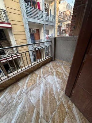 Balcony in 2 BHK Builder Floor at Paryavaran Complex – for Rent