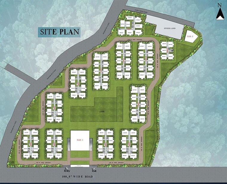 Master Plan, ananda-the-legacey 2 Bedroom 1615 Sq.Ft. Apartment In Manikonda Hyderabad 10301710