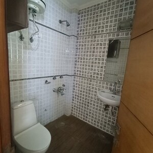 Bathroom in 3 BHK Builder Floor at Chittaranjan Park – for Rent