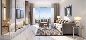 Living Room in 2 BHK Apartment at Mulund East – for Sale