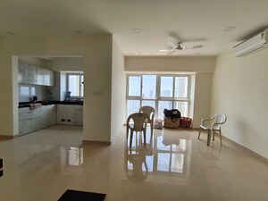 Living Room in 2 BHK Apartment at Ruparel Ariana, Parel – for Rent