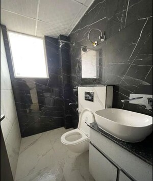 Bathroom in 3 BHK Apartment at Green Valley Residencia, Ghazipur – for Rent