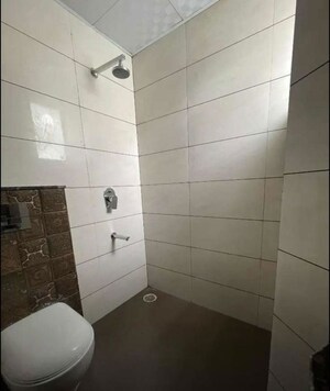 Bathroom in 3 BHK Apartment at Green Valley Residencia, Ghazipur – for Rent