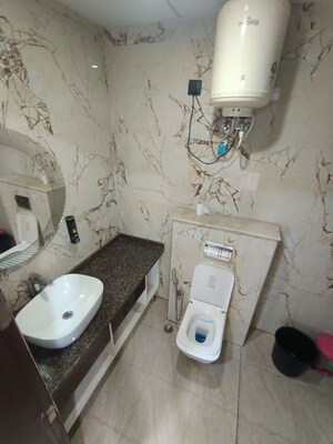 Bathroom in 4 BHK Builder Floor at Sushant Lok Iii – for Rent