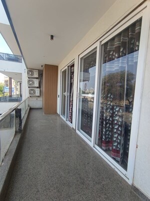 Balcony in 4 BHK Builder Floor at Sushant Lok Iii – for Rent