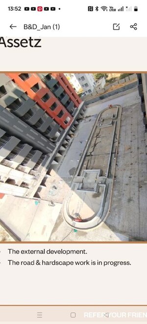 Staircase in 3 BHK Apartment at Assetz Bloom And Dell, Whitefield Road – for Sale