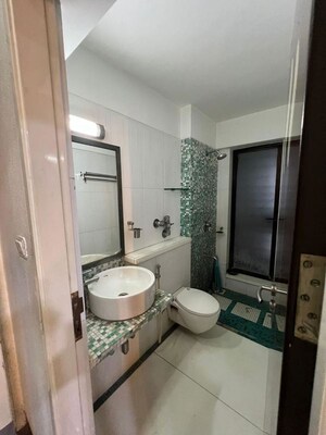 Bathroom in 2 BHK Apartment at Satellite Garden, Goregaon East – for Rent