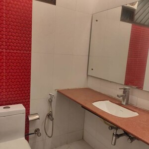 Bathroom in 3 BHK Builder Floor at Saket – for Rent