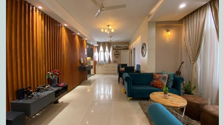 Living Room, rps-palm-drive 3 Bedroom 1225 Sq.Ft. Builder Floor In Sector 88 Faridabad 10302035