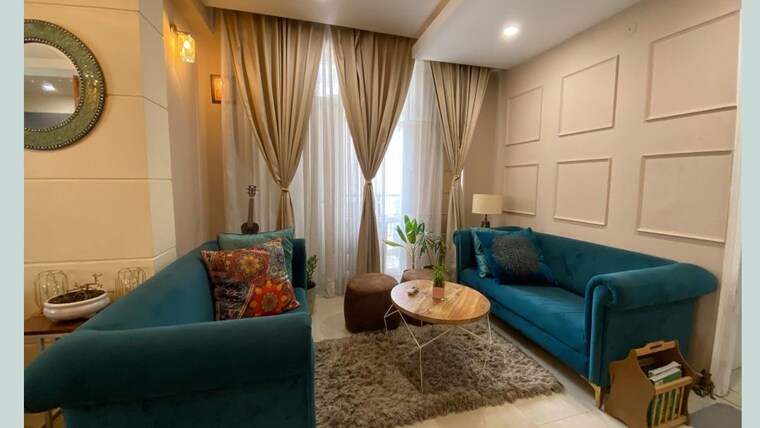 Living Room, rps-palm-drive 3 Bedroom 1225 Sq.Ft. Builder Floor In Sector 88 Faridabad 10302035