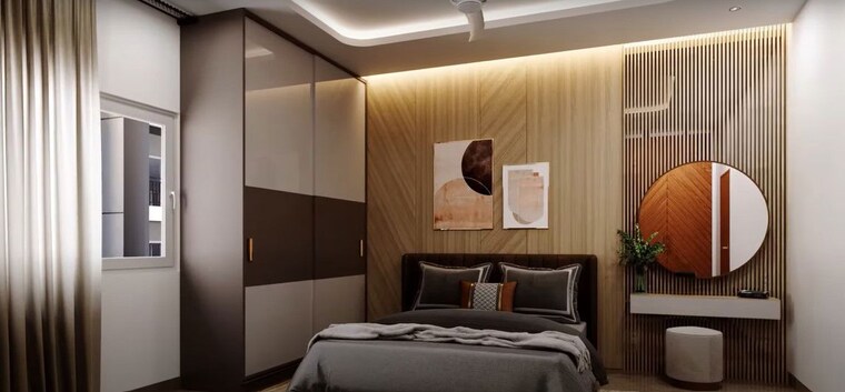 Bedroom, eipl-corner-stone 3 Bedroom 1949 Sq.Ft. Apartment In Gandipet Hyderabad 10302087