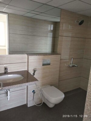 Bathroom in 3 BHK Apartment at Kumar Princetown Royal, Undri – for Rent