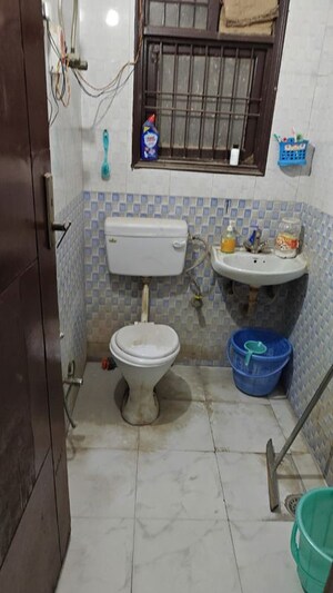 Bathroom in 2 BHK Builder Floor at Chattarpur – for Sale