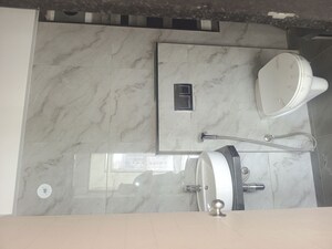 Bathroom in 3 BHK Apartment at JP North Barcelona, Mira Road – for Rent