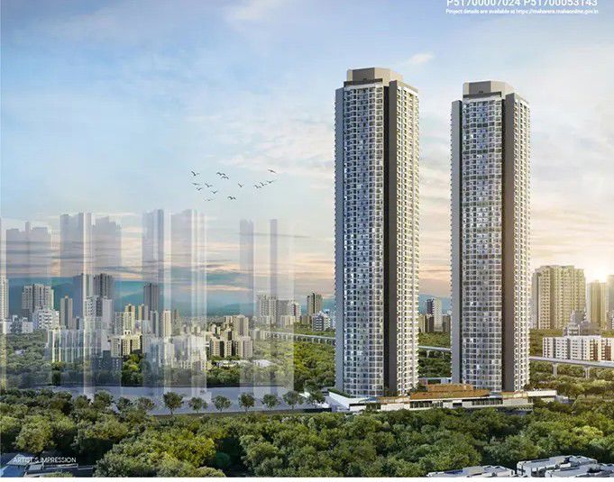 2 BHK 733 Sq.Ft. Apartment in DB Parkwoods