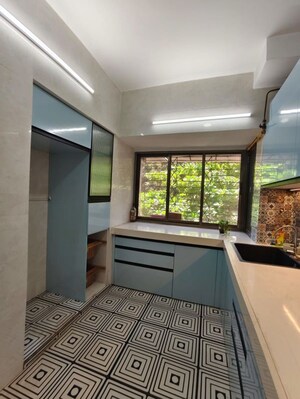 Kitchen in 2 BHK Apartment at Prestige Residency Thane, Ghodbunder Road – for Rent