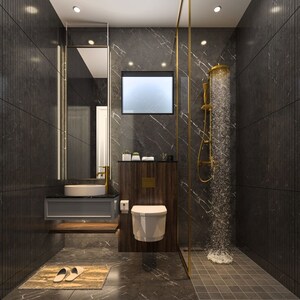 Attached Bathroom in 3 BHK Apartment at Ambala Highway – for Sale