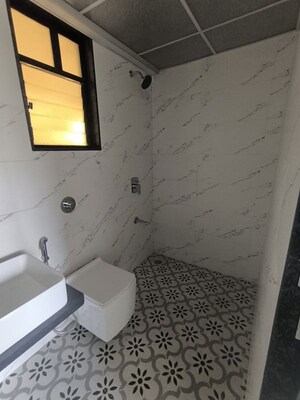 Bathroom in 2 BHK Apartment at Kohinoor Shangrila, Pimpri – for Rent