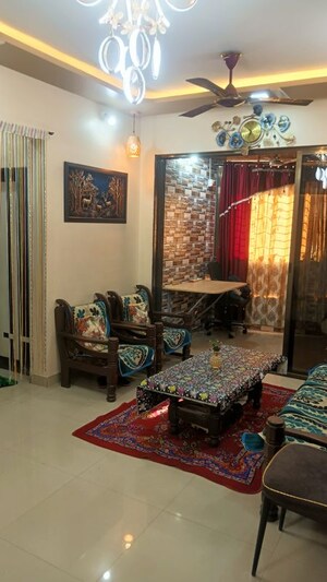 Living Room in 1 BHK Apartment at Ajmera Emerald, Kalyan West – for Sale