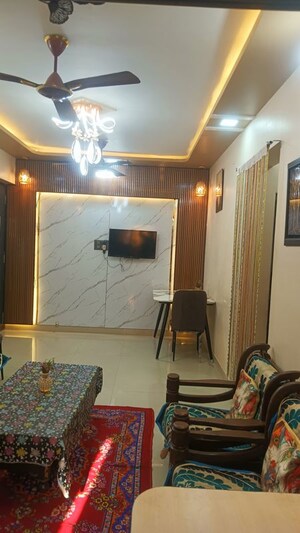 Living Room in 1 BHK Apartment at Ajmera Emerald, Kalyan West – for Sale