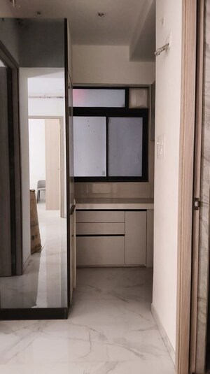 Bathroom in 2 BHK Apartment at Prescon Midtown Bay, Mahim West – for Rent