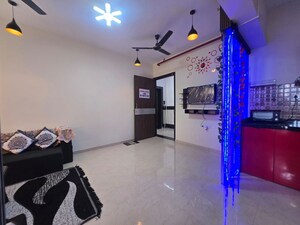 Living Room in 1 BHK Apartment at Ruparel Nova, Wadala – for Rent