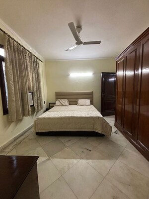 Bedroom in 2.5 BHK Builder Floor at Vasant Vihar – for Rent