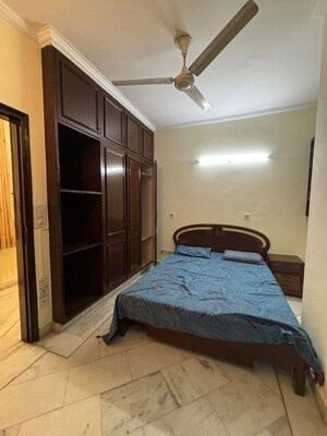 Bedroom in 2.5 BHK Builder Floor at Vasant Vihar – for Rent