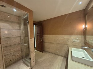 Bathroom in 4 BHK Builder Floor at Safdarjung Development Area – for Rent
