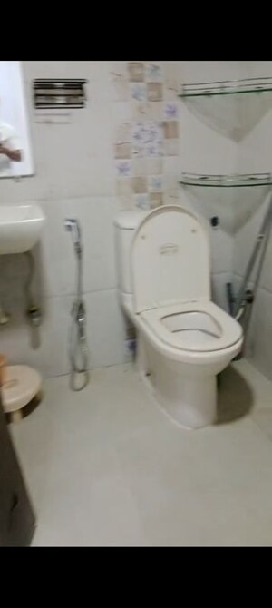 Bathroom in Studio Apartment at Royal Palms Piccadilly Condos, Goregaon East – for Rent