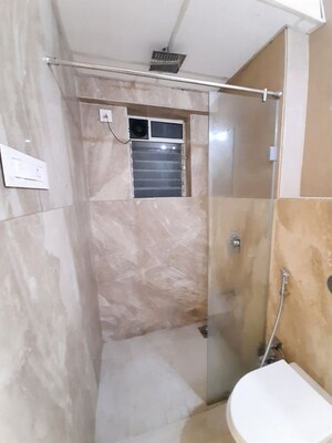 Bathroom in 3 BHK Apartment at Dosti Ambrosia, Wadala East – for Rent