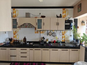 Kitchen in 4 BHK Apartment at Magarpatta Laburnum Park, Hadapsar – for Sale