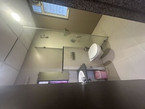 Bathroom in 3 BHK Apartment at Kolte Patil Tuscan Estate, Kharadi – for Rent