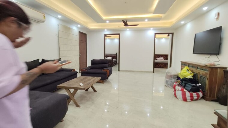 Living Room, saket 3 Bedroom 200 Sq.Ft. Builder Floor In Saket Delhi 10302936