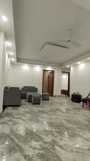 Living Room in 3 BHK Builder Floor at Saket – for Rent