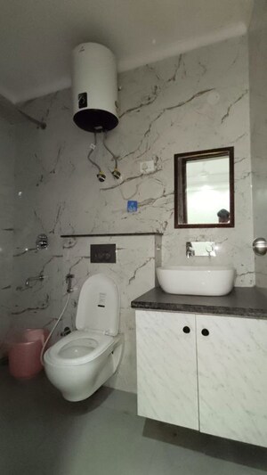 Bathroom in 3 BHK Builder Floor at Saket – for Rent