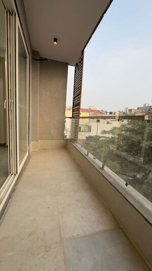 Balcony in 2 BHK Apartment at Palm Residency Chhatarpur, Chattarpur – for Rent