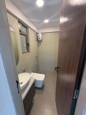 Bathroom in 2 BHK Apartment at Gurukrupa Nirmalam, Bandra East – for Rent