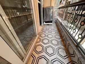 Balcony in 2 BHK Apartment at Palm Residency Chhatarpur, Chattarpur – for Rent