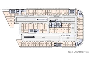 Floor Plan in  Office Space at Emaar MGF Colonnade, Sector 66 – for Sale