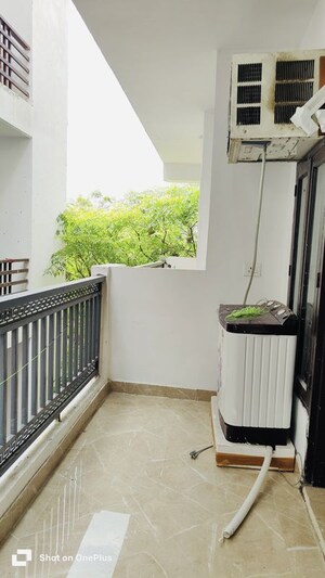 Balcony in 3 BHK Builder Floor at Saket – for Rent