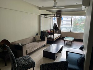 Living Room in 3 BHK Apartment at Breach Candy – for Rent