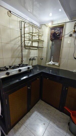 Kitchen in 1 RK Apartment at Gokuldham Complex, Goregaon East – for Rent