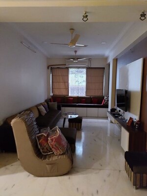 Living Room in 2 BHK Apartment at Malabar Hill – for Rent