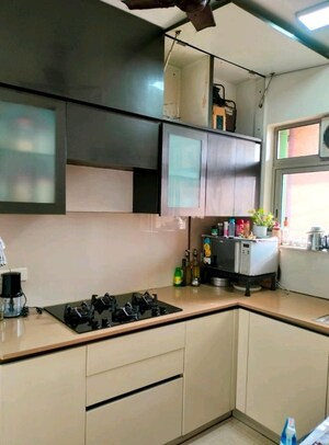 Kitchen in 1 BHK Apartment at Hiranandani The Walk, Ghodbunder Road – for Rent